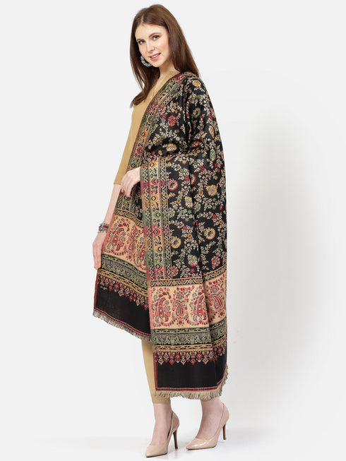 Women's Paisley Jamawar Acrylic Wool Shawl
